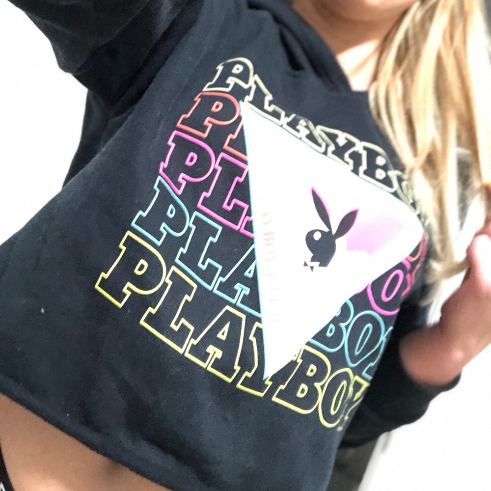 Playboy Crop Hoodie by Pacsun M - Picture 7 of 7